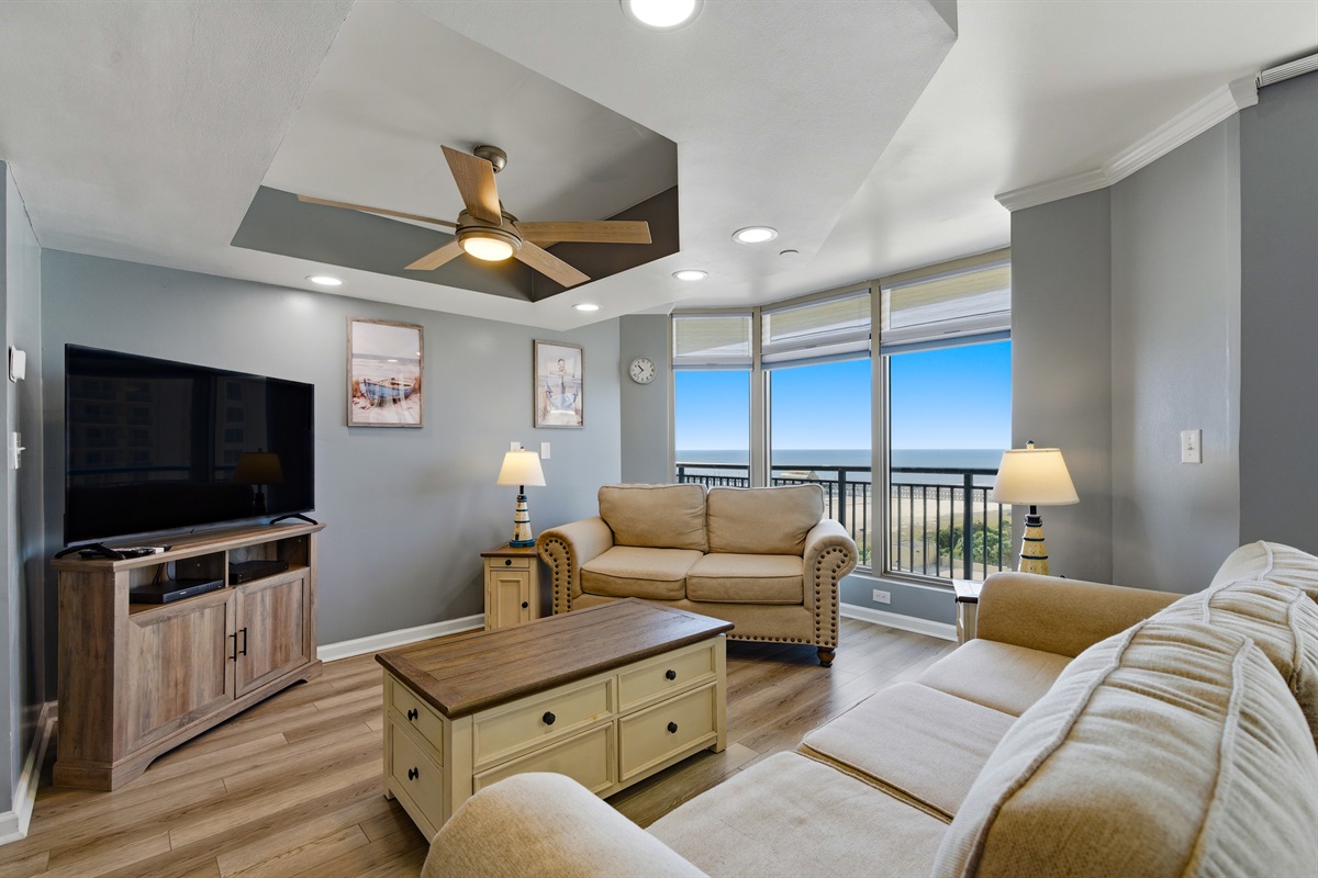 Comfortable with a great view!