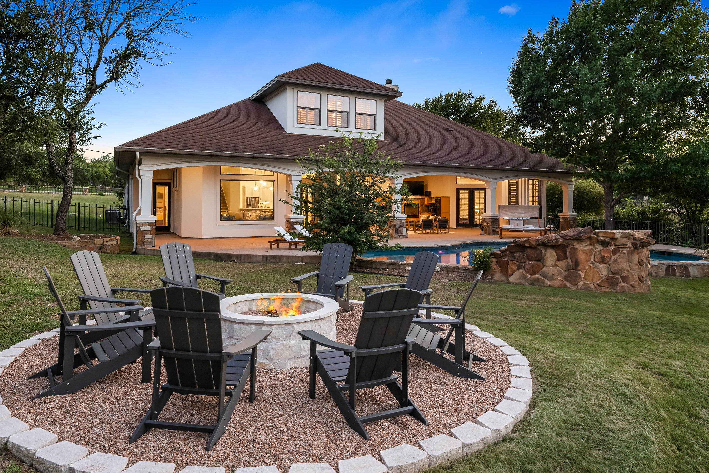Gather around the fire for cozy evenings and unforgettable conversations.