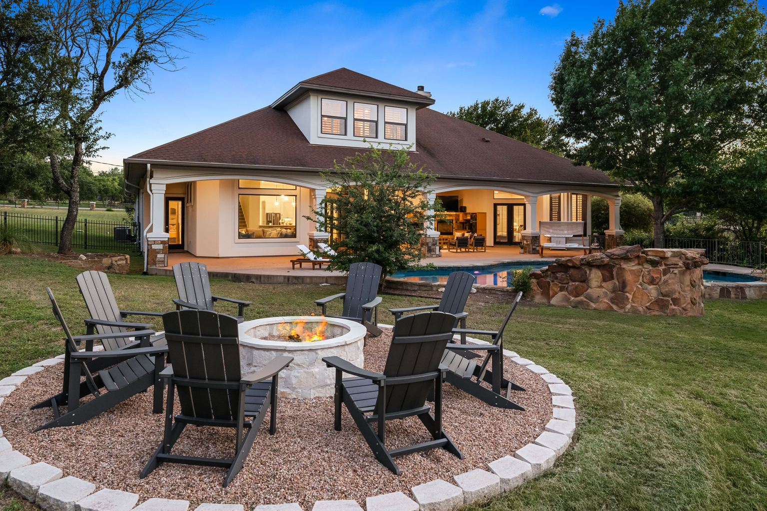 Gather around the fire for cozy evenings and unforgettable conversations.