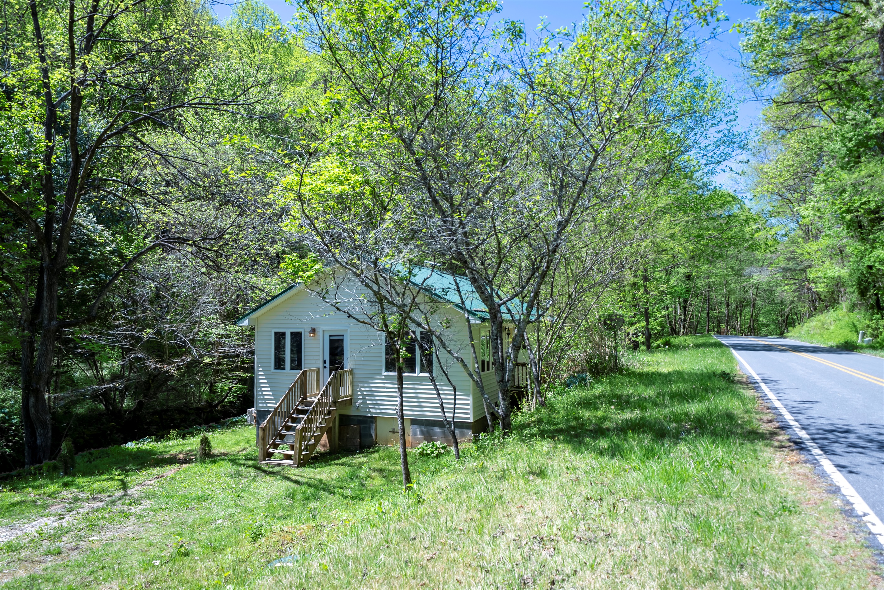 A peaceful retreat surrounded by nature at Mossy Rocks Retreat.