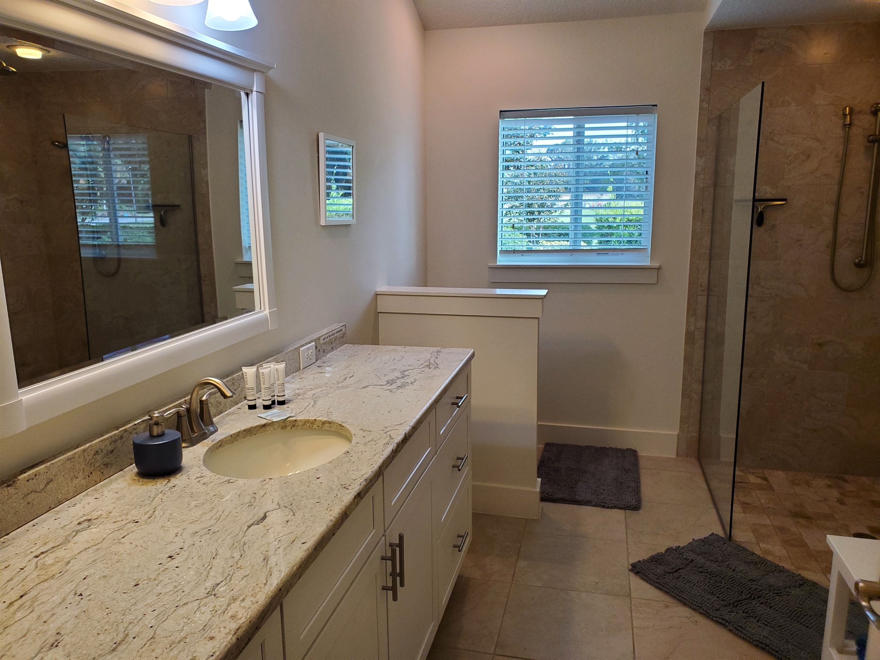 Full bathroom with walk in shower