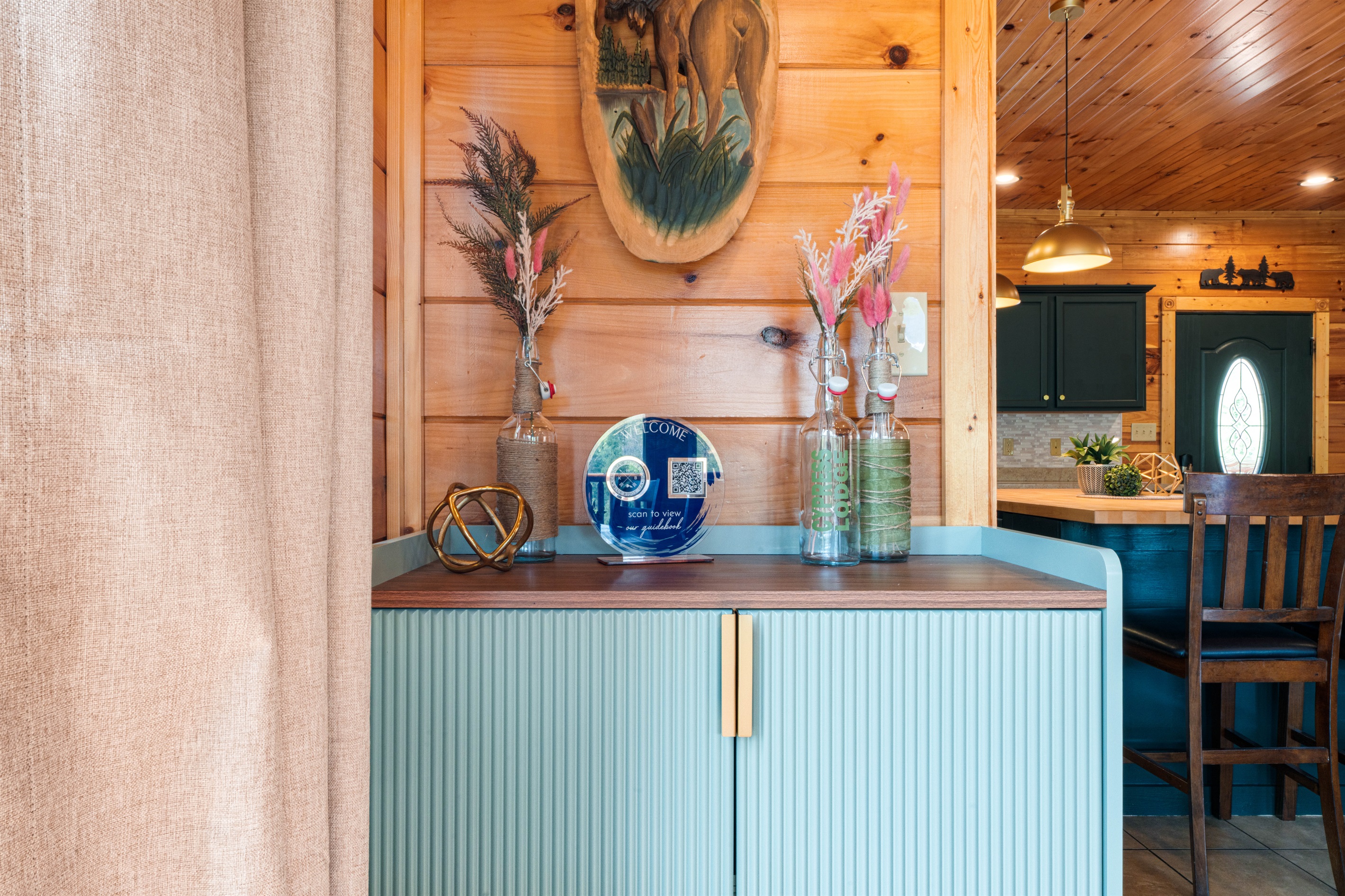 Store all your Tennessee wines, ciders, and whiskeys in our wine cabinet.