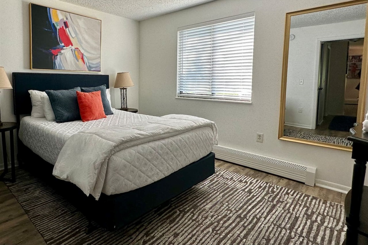 Queen size Memory Foam mattress.