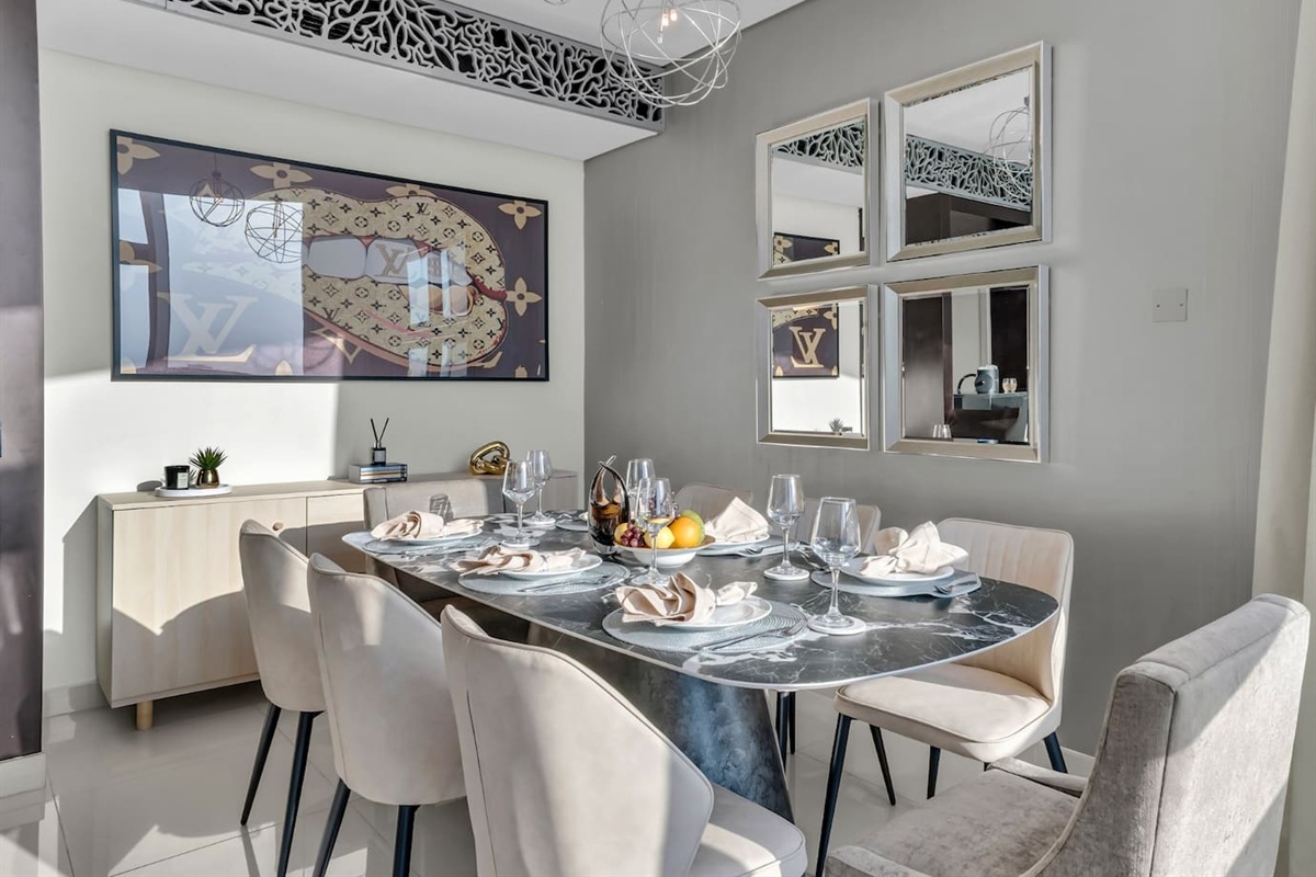 Large dining space