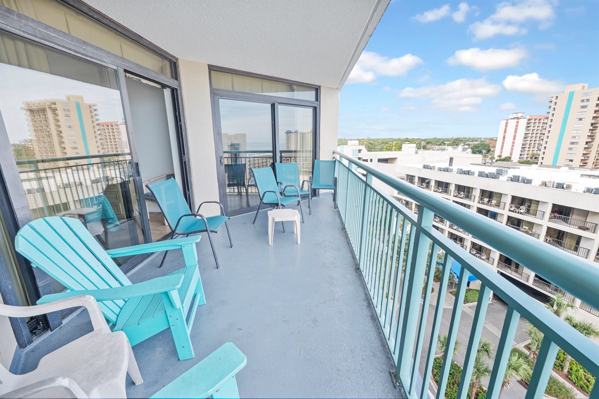 Amazing View from the Balcony!