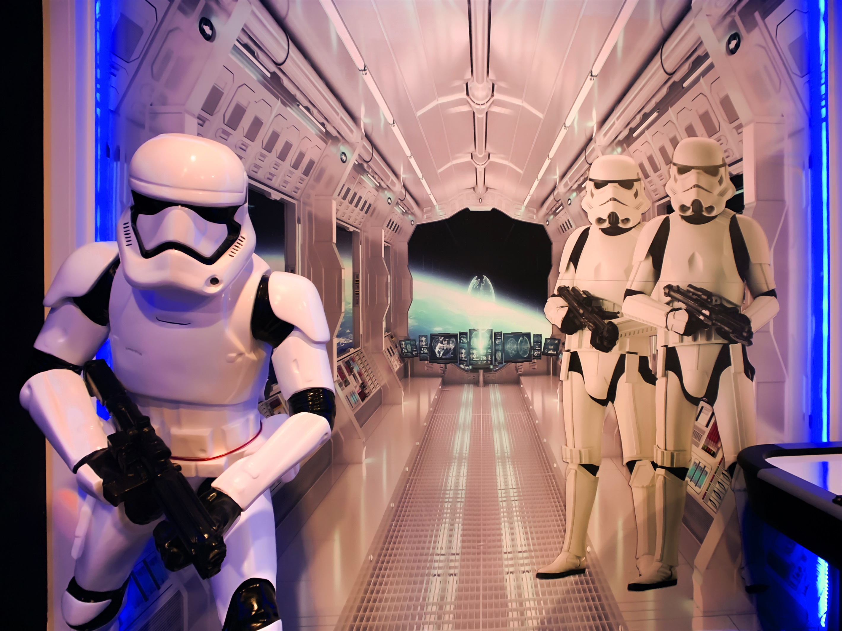 The Game Room Is "Guarded" By A Full Size Storm Trooper