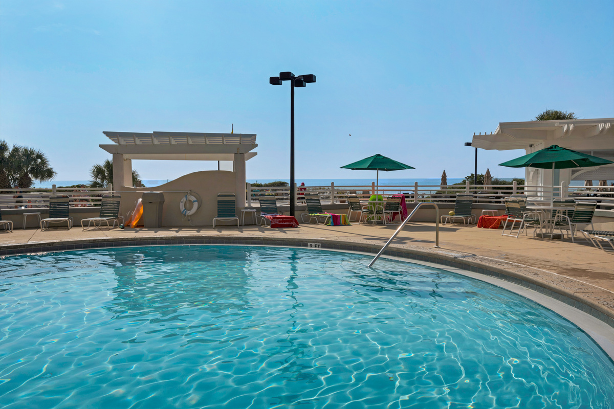 Upper pool and sundeck.