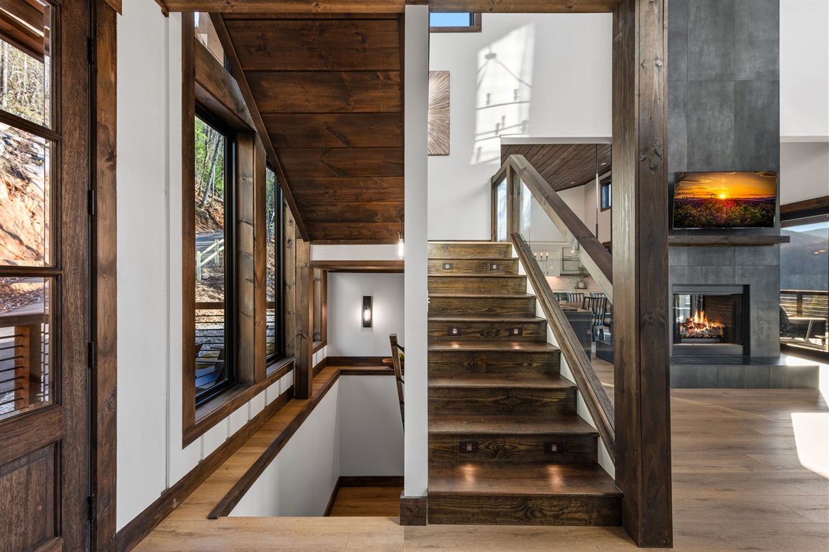 Movement through light and space.