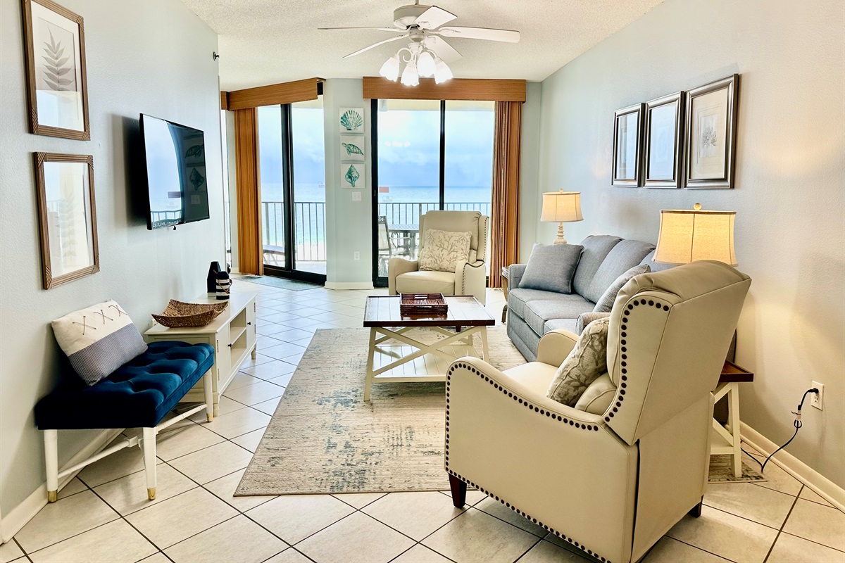 Another shot of our spacious living area!