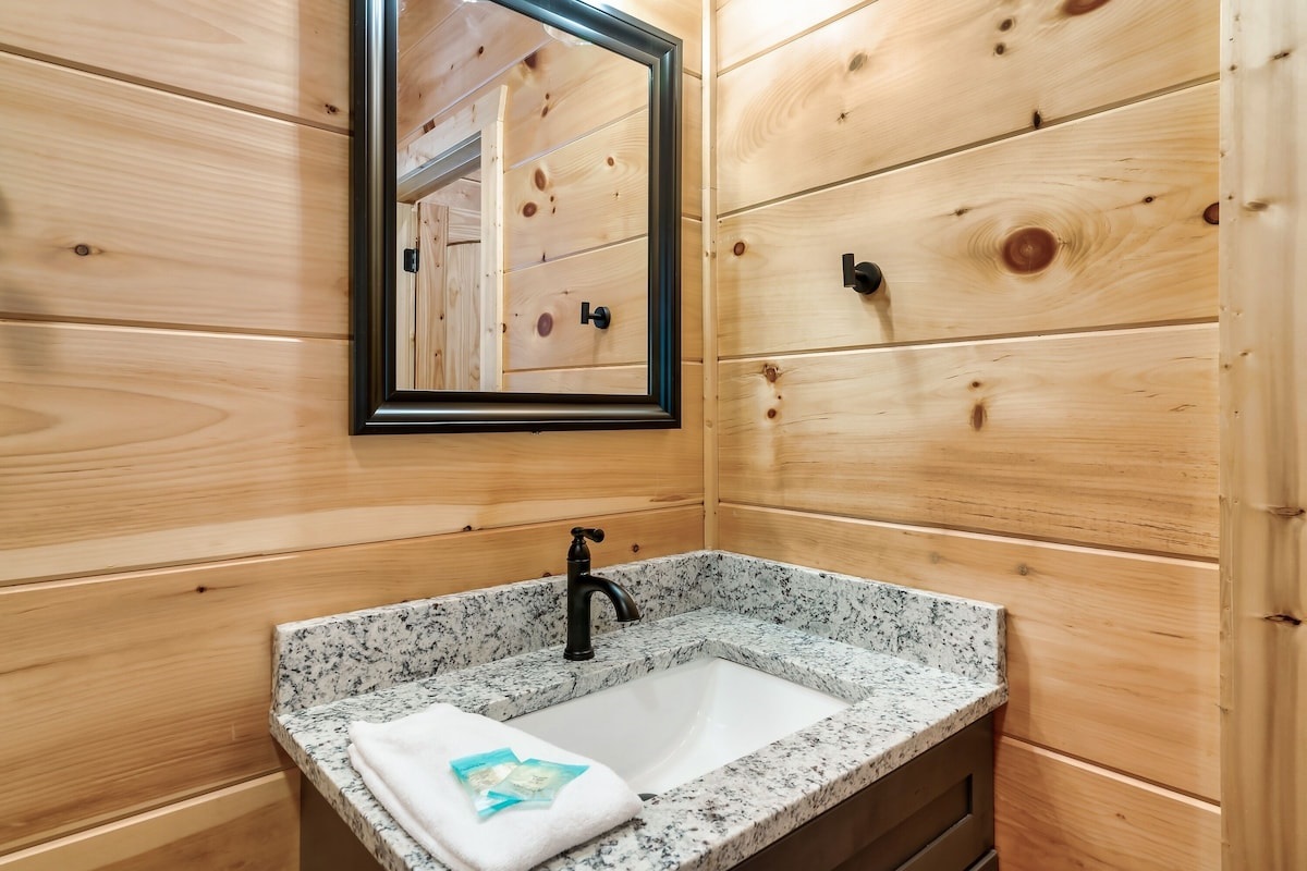 Half bath is located on main level.