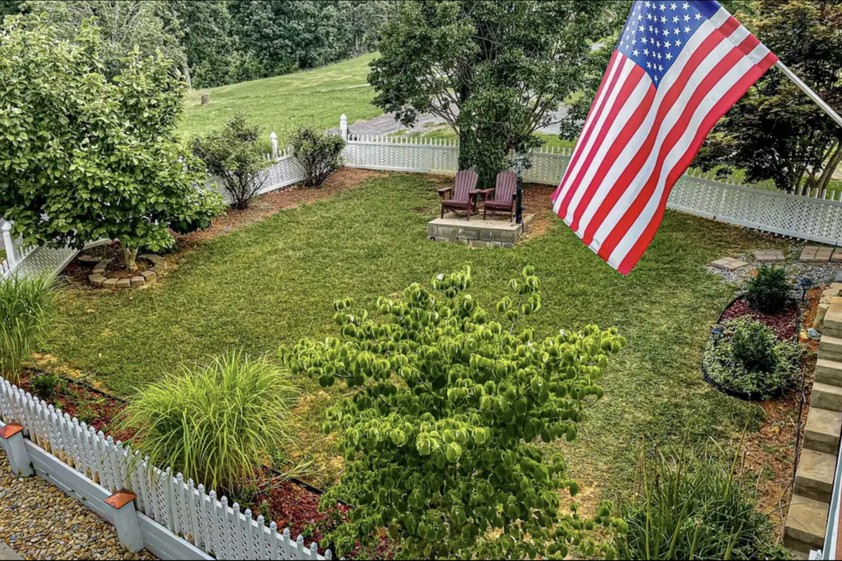 Fenced Garden Area