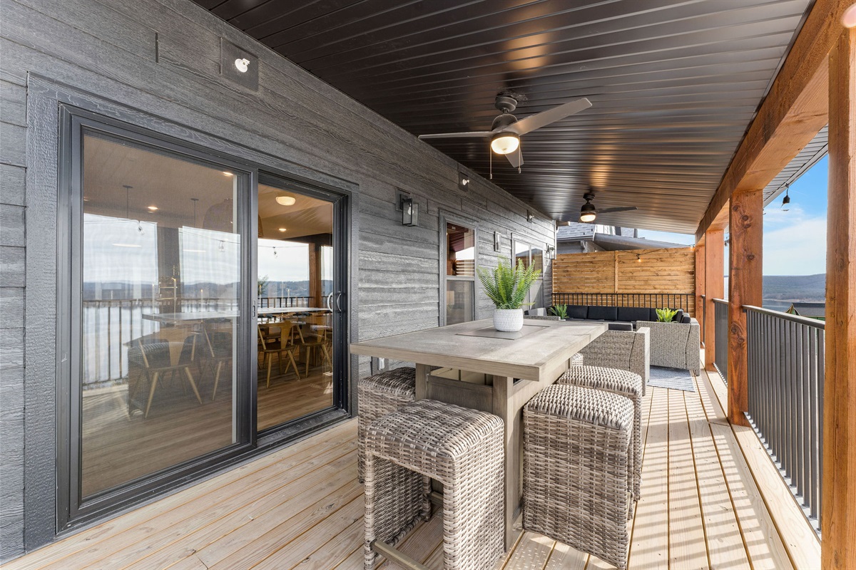 Outdoor seating for everyone!
