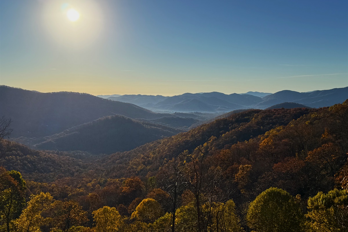 Long Range Mountain Views on a clear day!