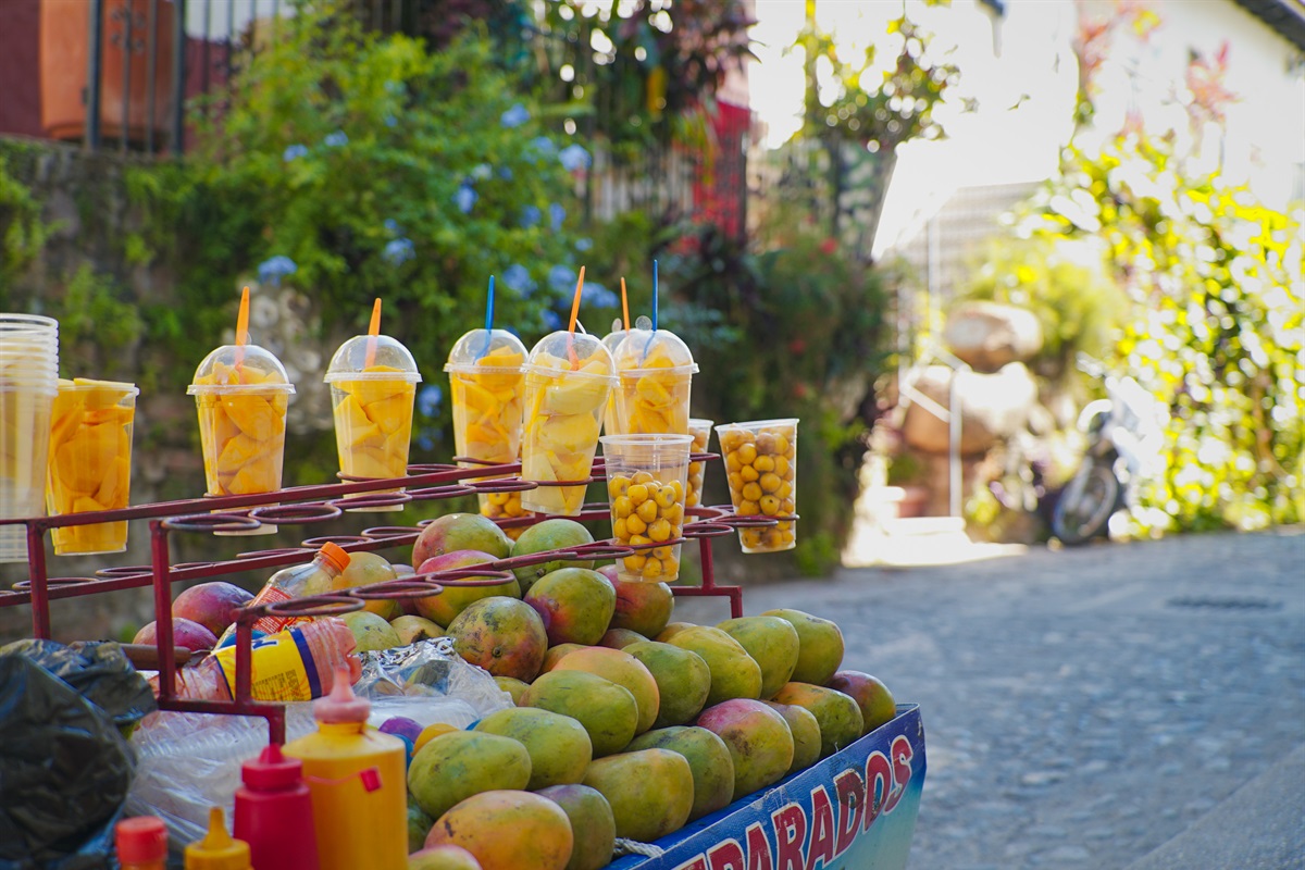 Hope you are ready for all the delicious fruit that comes by in carts all over Old Town!