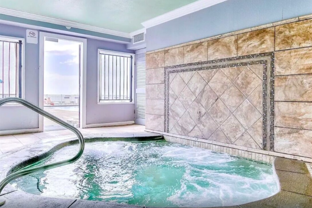 Indoor hot tub