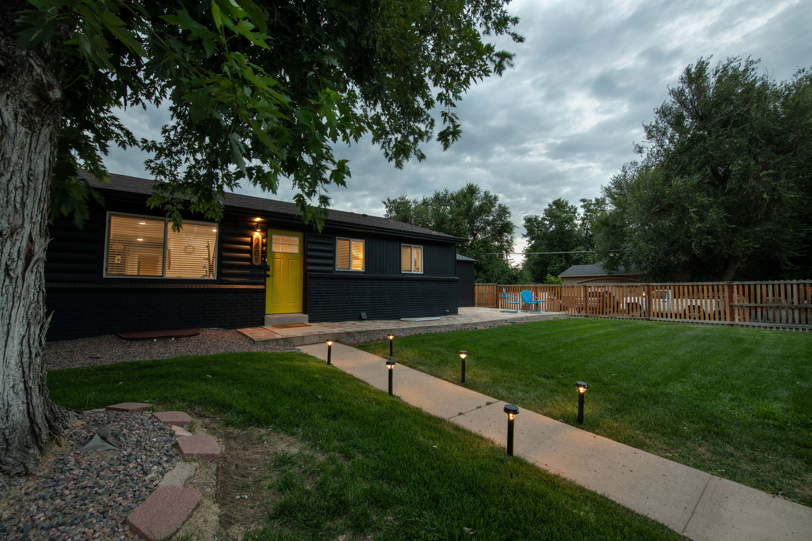 Fully fenced and large front yard - perfect for any pets you may bring along.