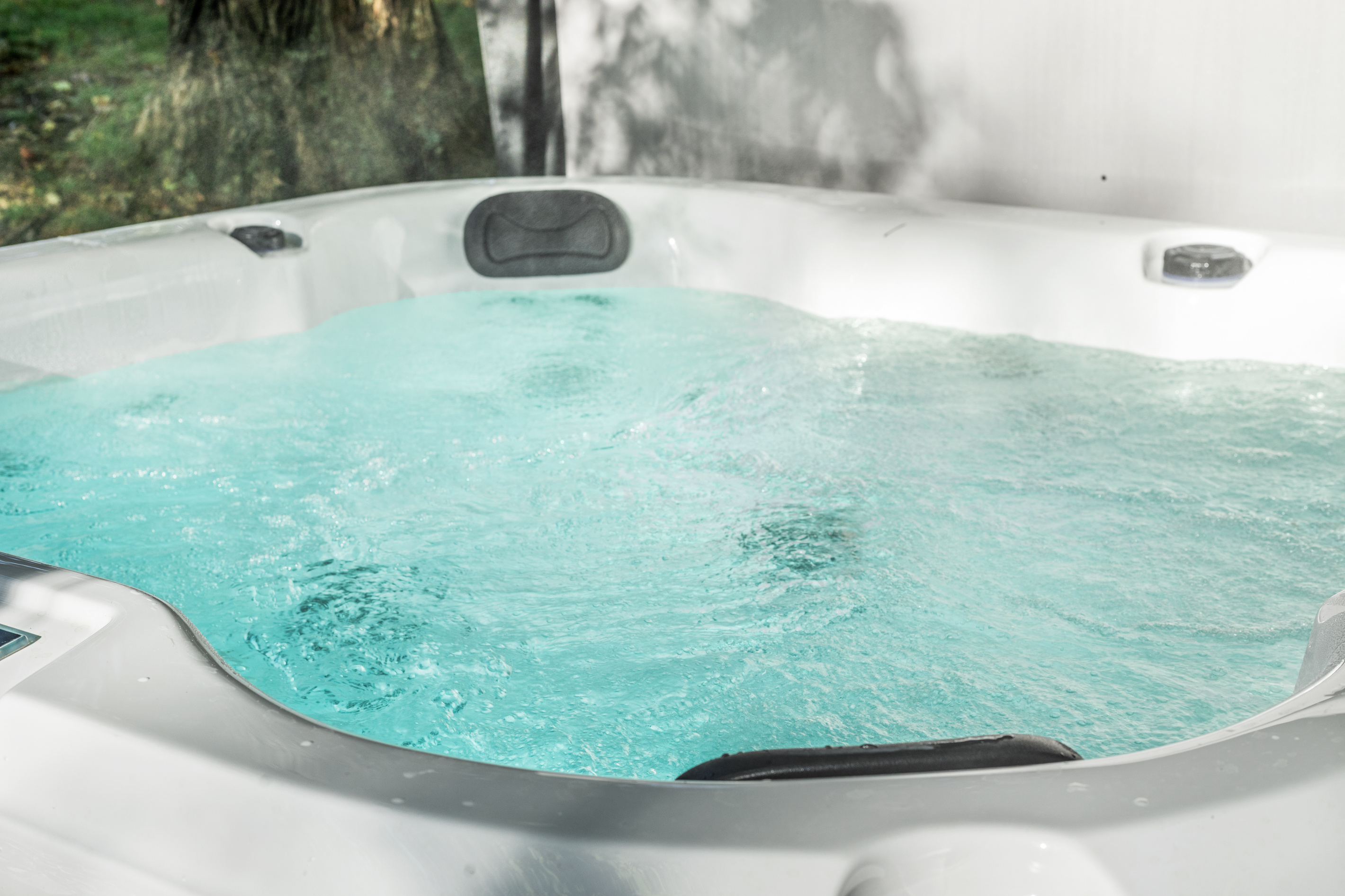 Relax in the hot tub