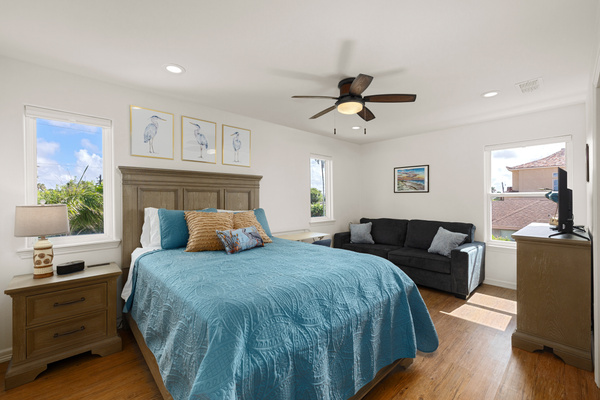 Heron room/Queen bed, Queen Pull out bed