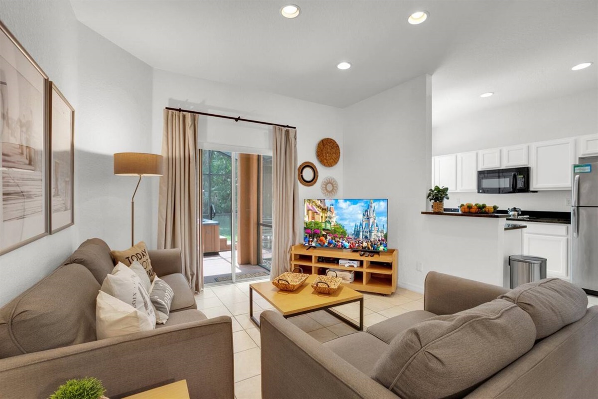 Plenty of seating space, smart TV and Xbox One console