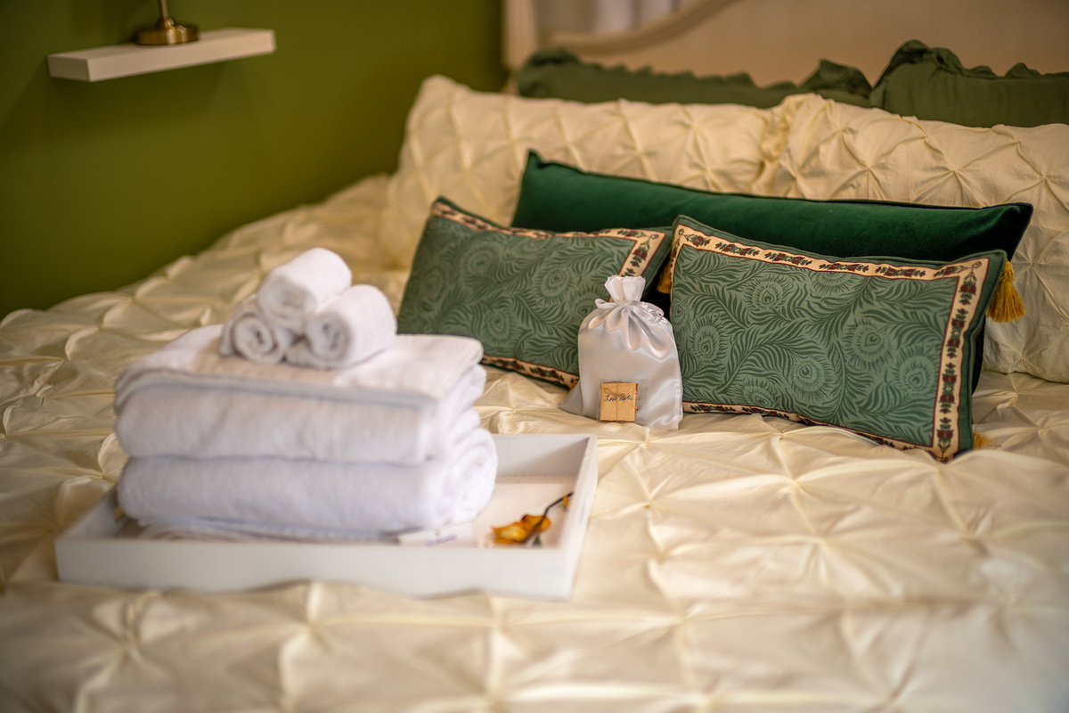 Moldavite Portal Sumptuous King Bed.
