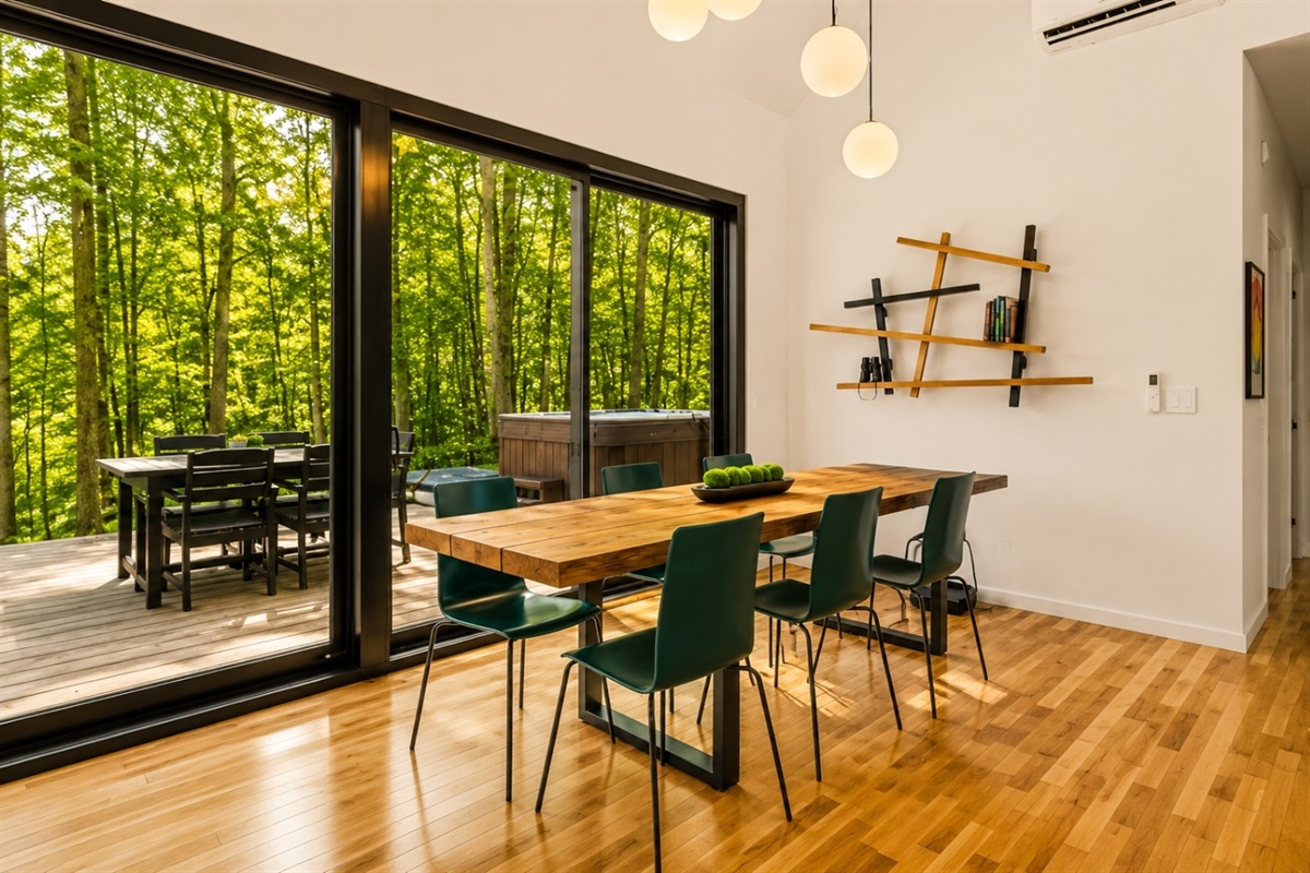 Step into a space designed for both functionality and style, where culinary creativity meets elegant dining. The open-concept kitchen is a chef’s dream, featuring sleek countertops, state-of-the-art appliances, and ample cabinetry for all your kitche