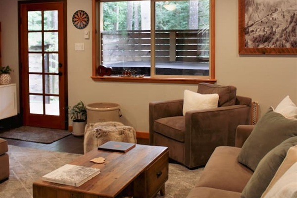 Iconic art and photos throughout the Moonshine Cabin... with heaps of books on of the area, skateboard culture and Mt Baker's rich snowboard history