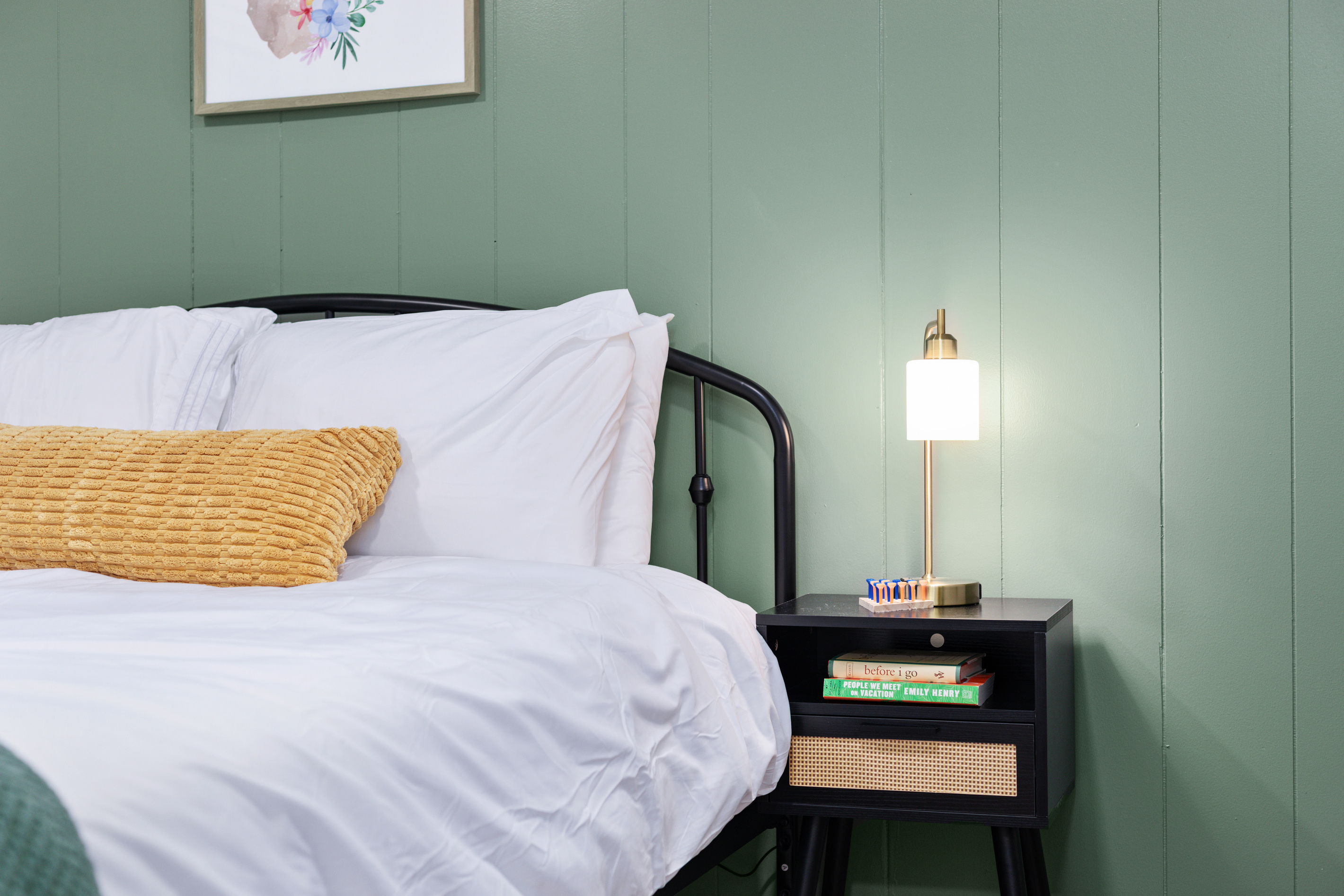 Grab a book from the shelf, switch on the bedside lamp, and settle in for a cozy night of reading.