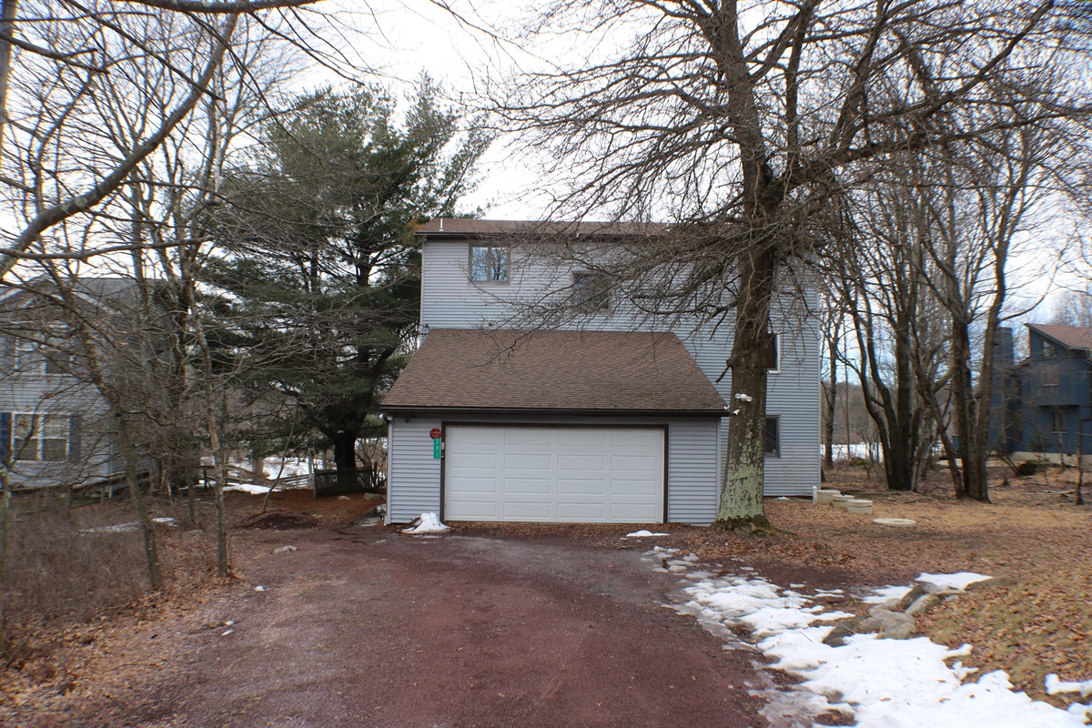 Front of House view. Three floors to fit the whole family!