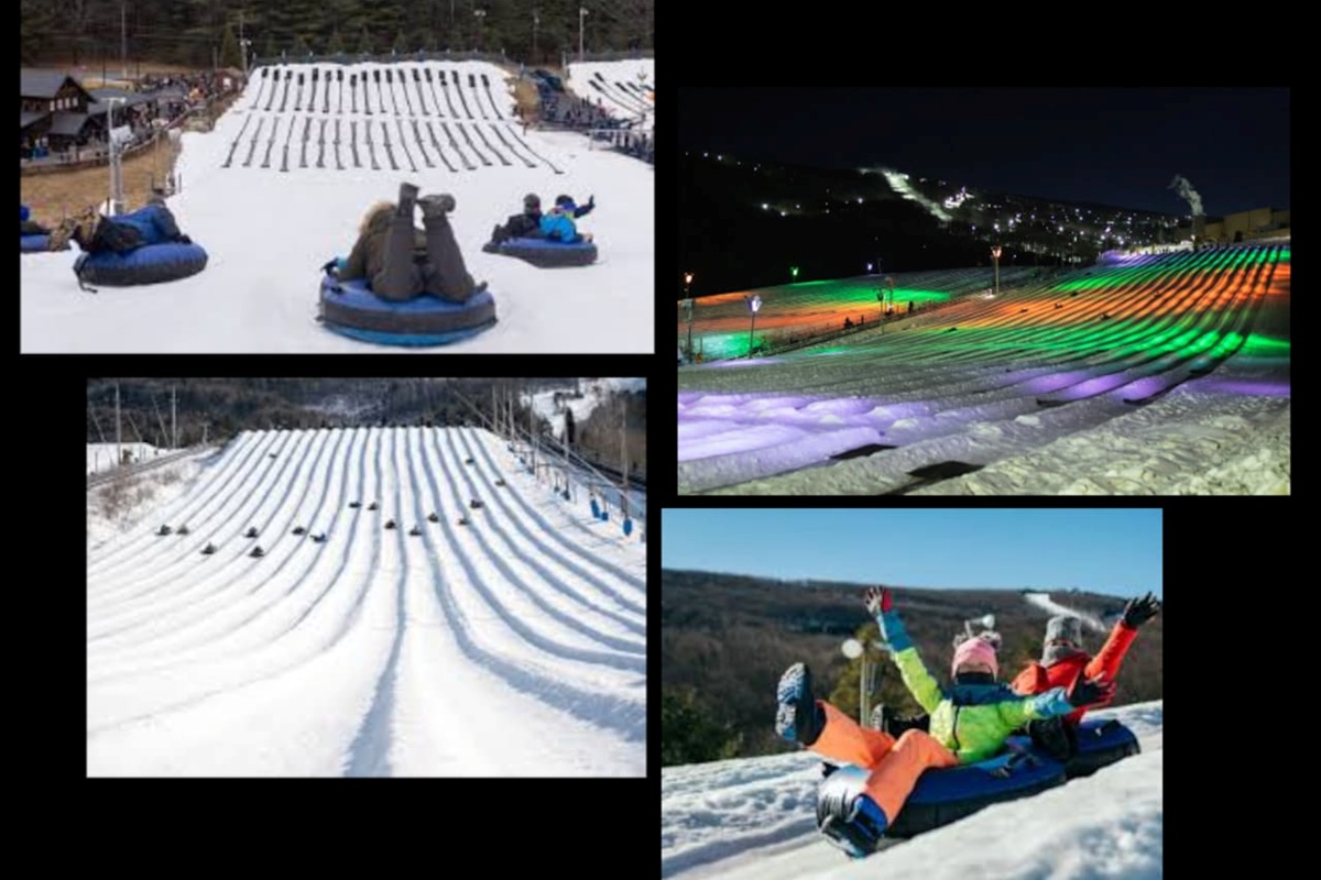 Camelback is a 10 min drive away for a fun day of snow tubing, skiing, and snow boarding!!