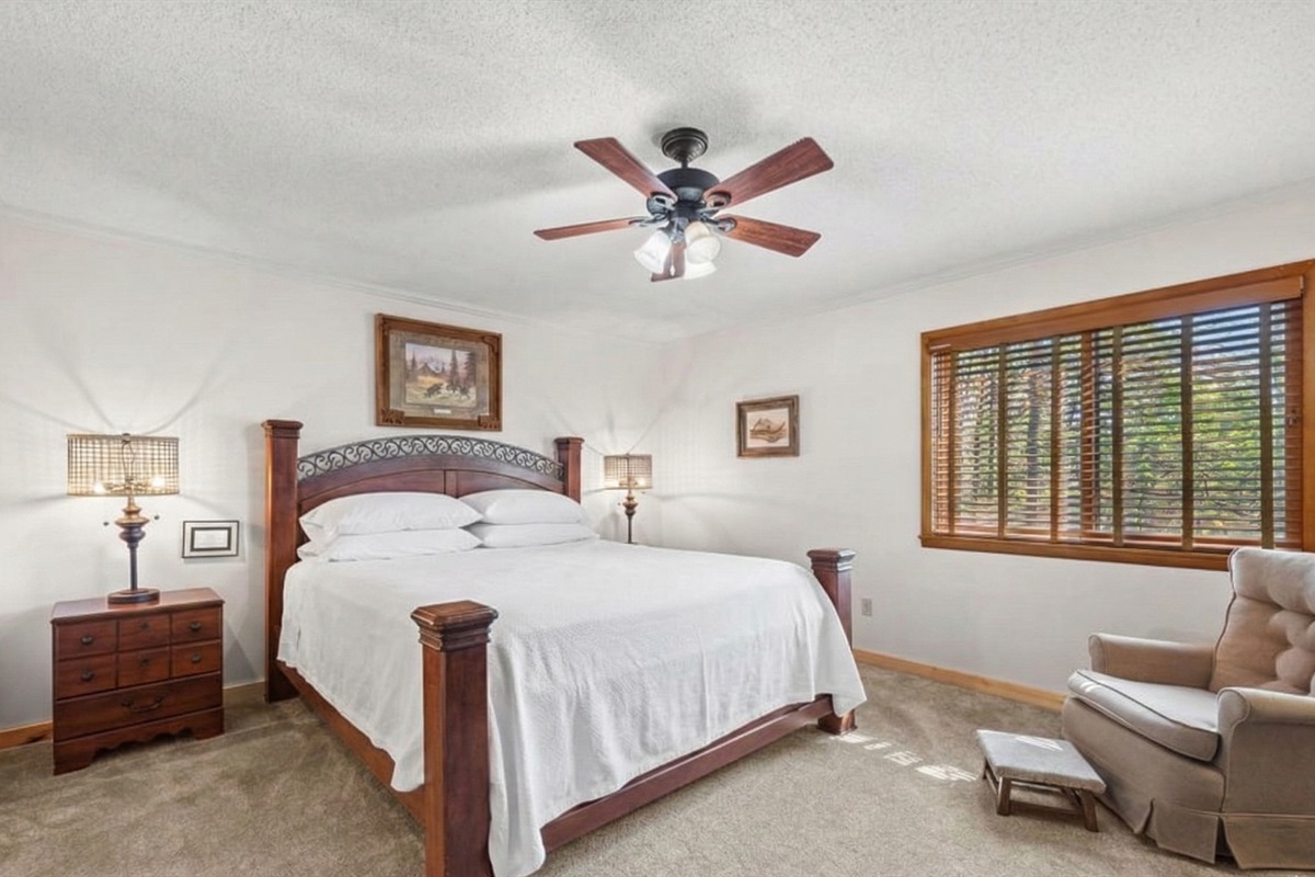 Top level King bedroom