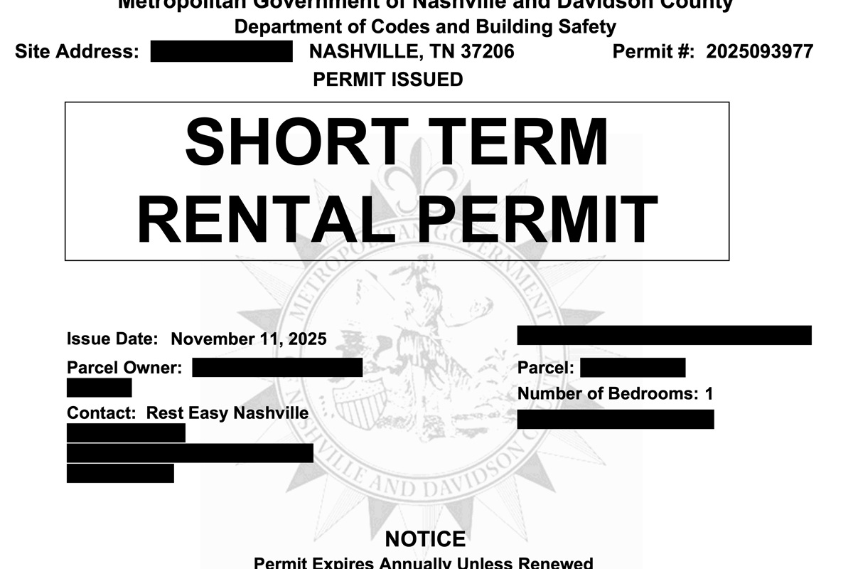 We are fully permitted and abide by all local and state regulations governing short-term rentals.