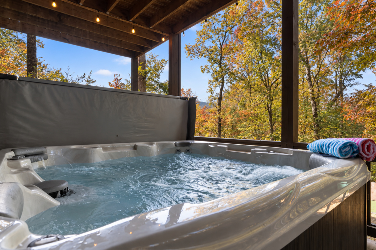 Warm water, endless peace... this is mountain magic.
