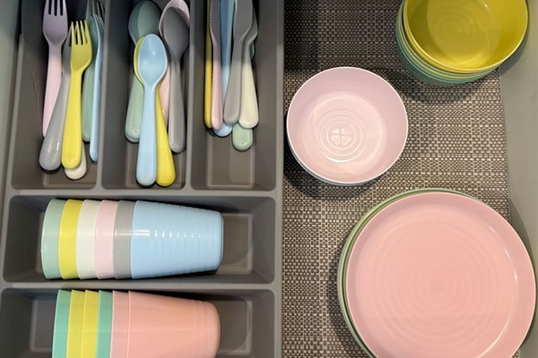 Everyone has access to what they need here. This is the dedicated kids' drawer. 