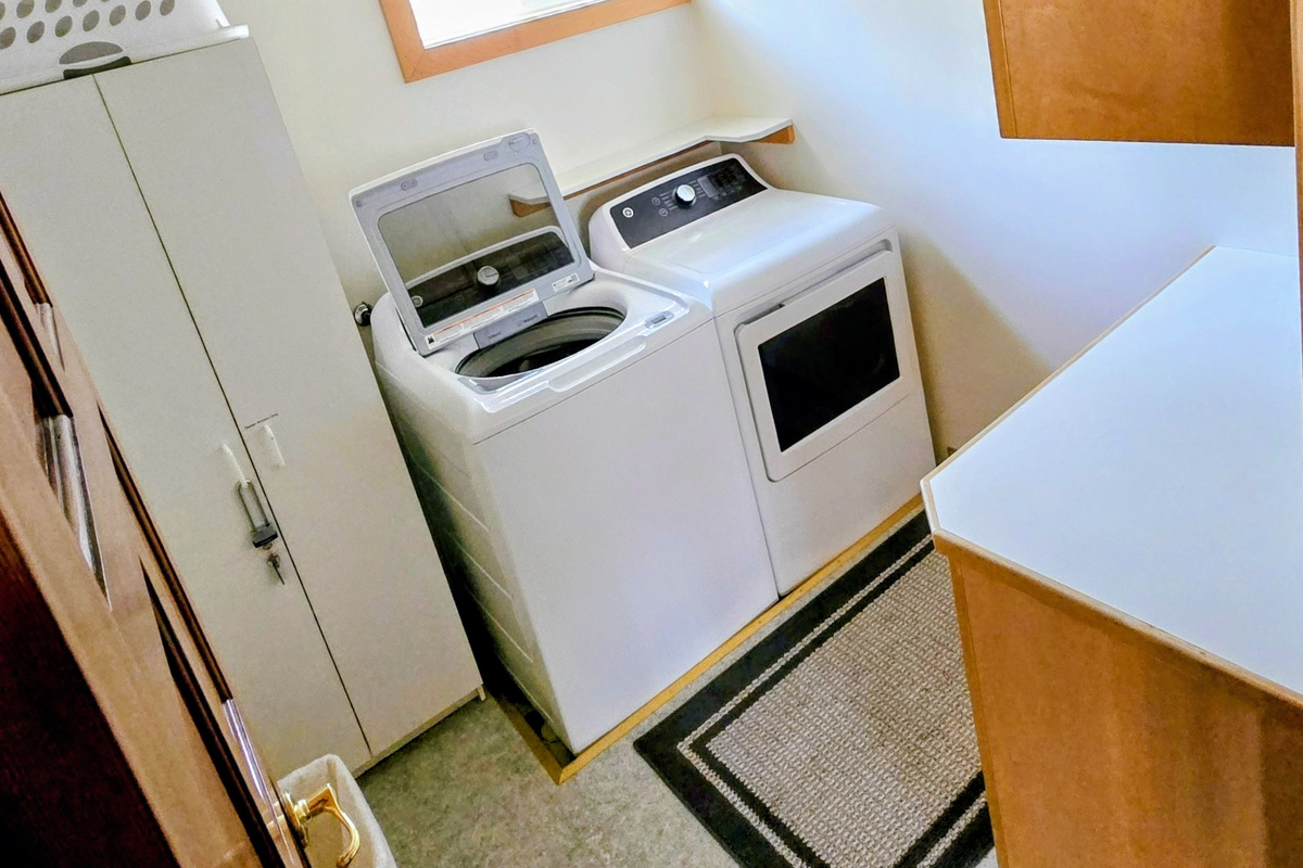 Laundry room on main floor