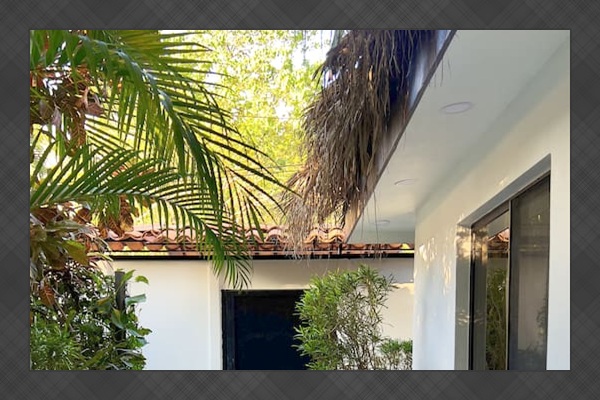 Private gate for Casa Cocos.  Ample parking is located just outside next to the street. 
