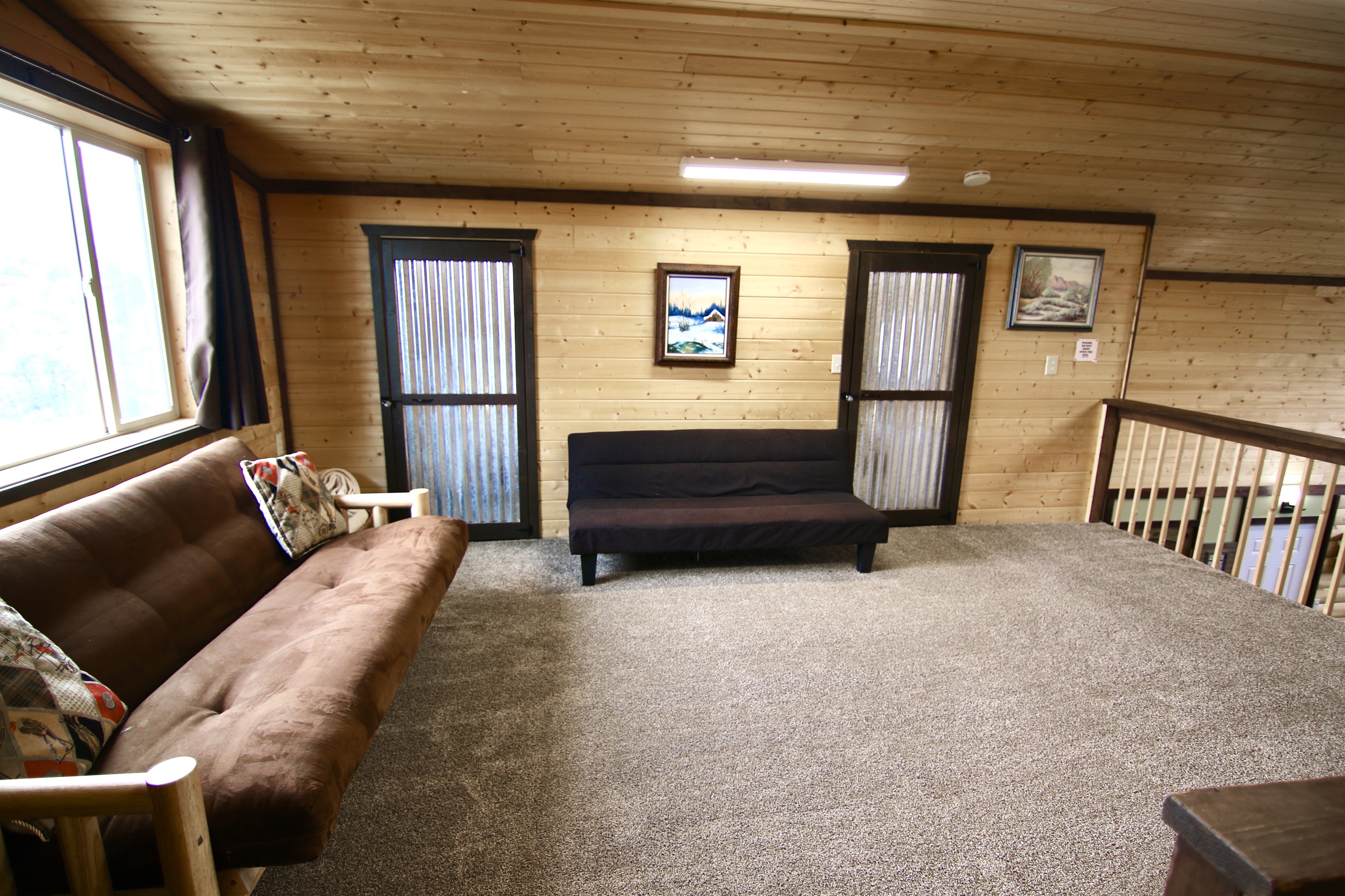 Upstairs Loft Area Sleeper Sofa/Futon