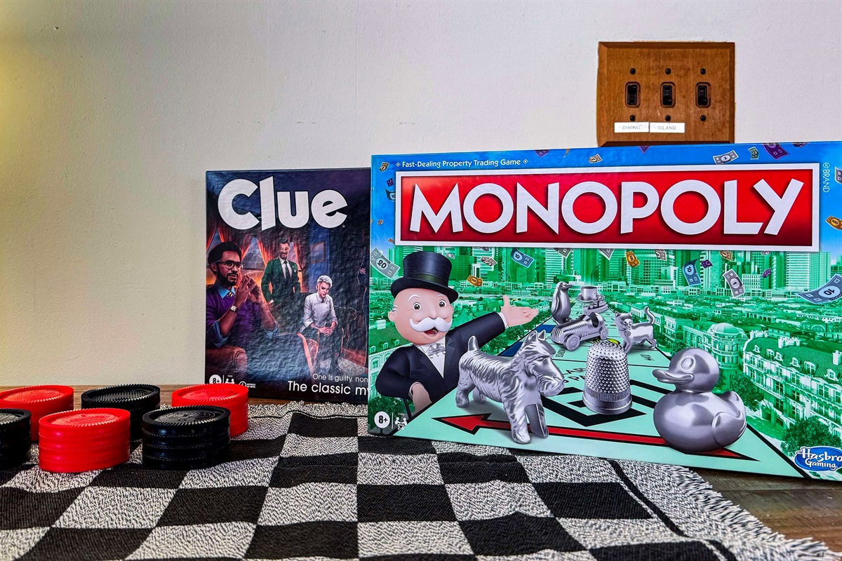 A few board games for evenings or rainy days