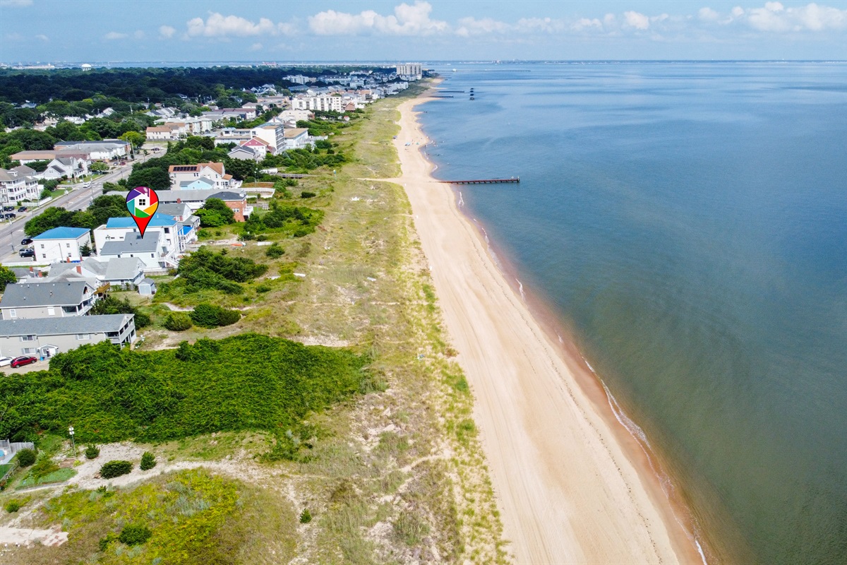 Beach time is just steps away