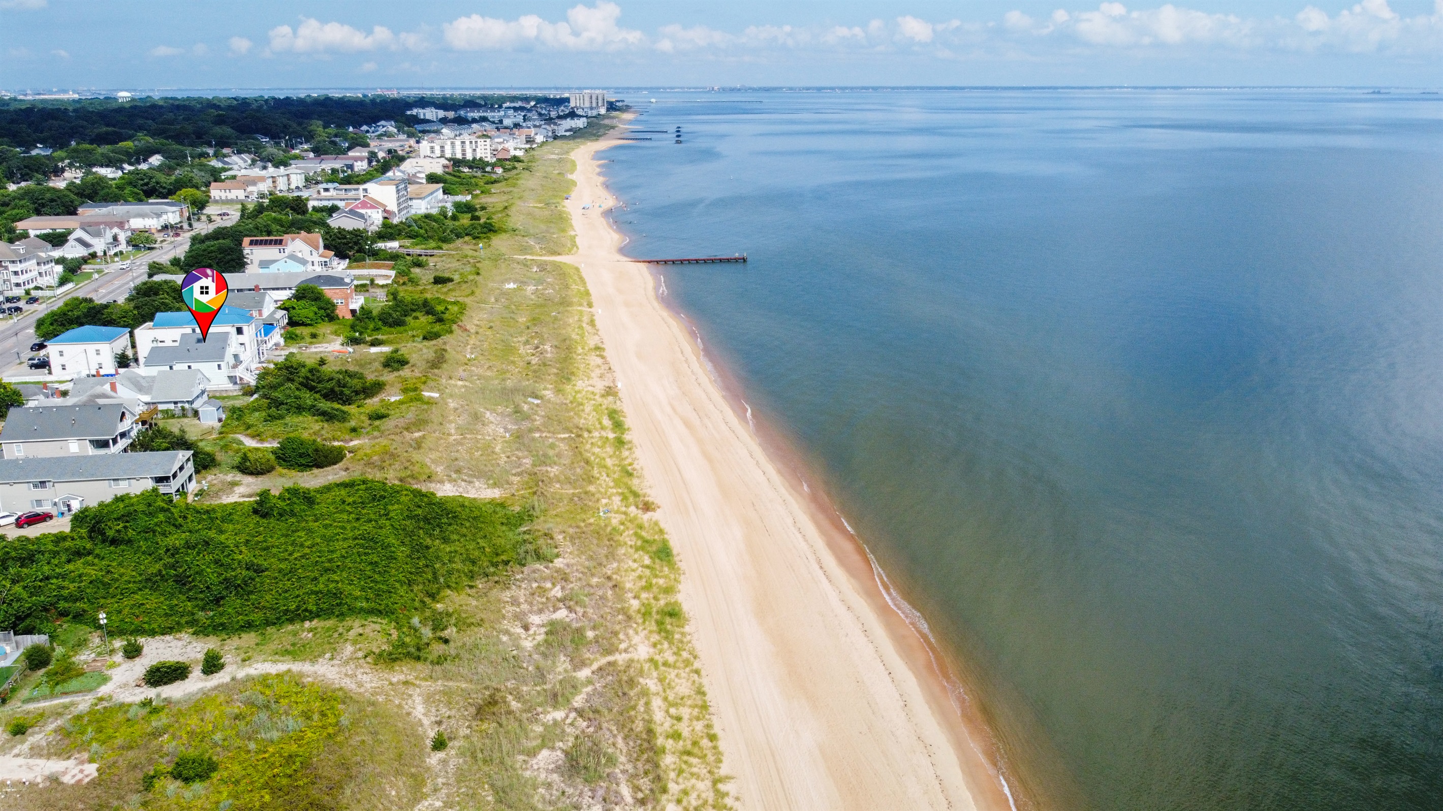 Beach time is just steps away