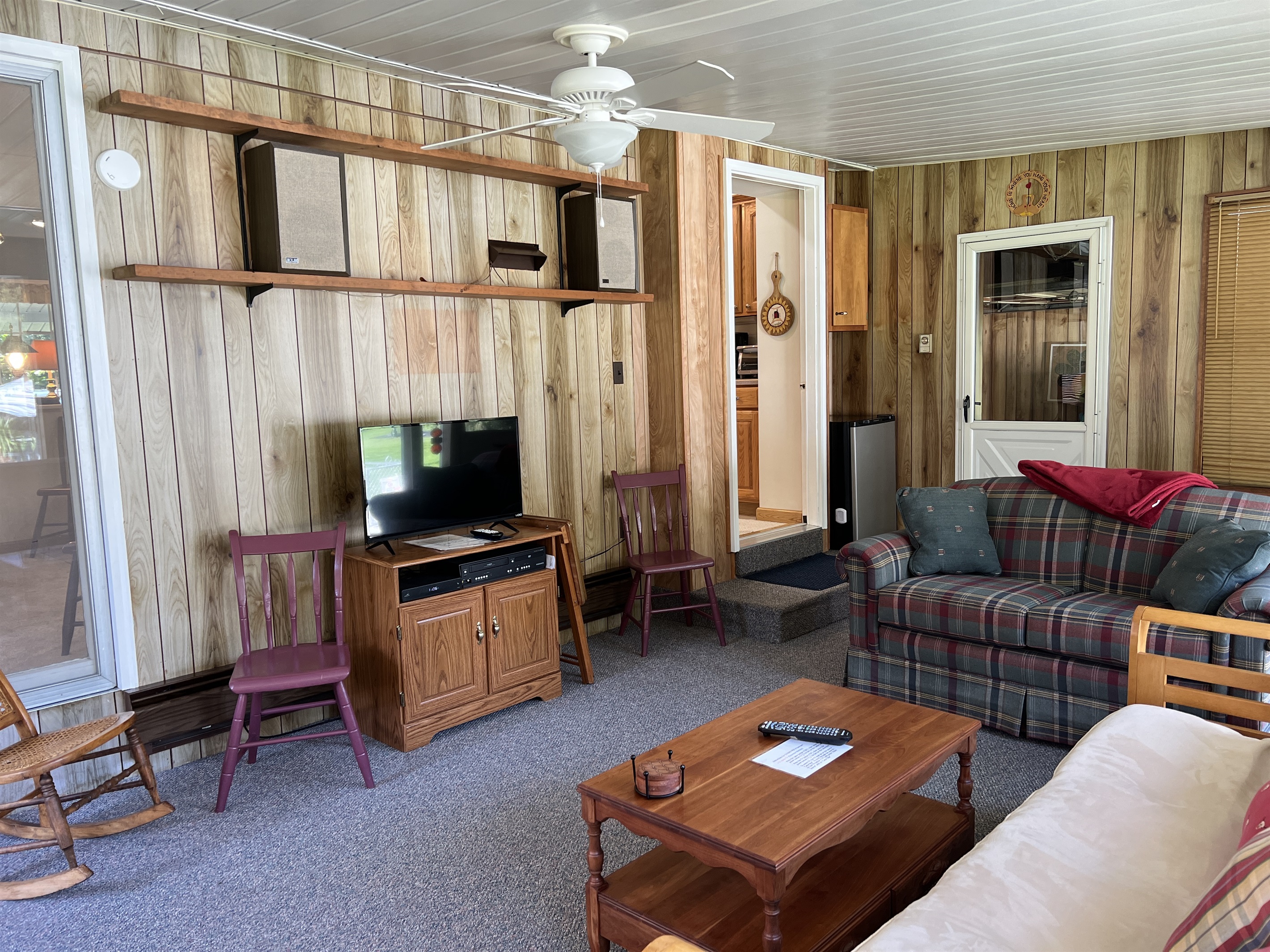 Sunroom off kitchen