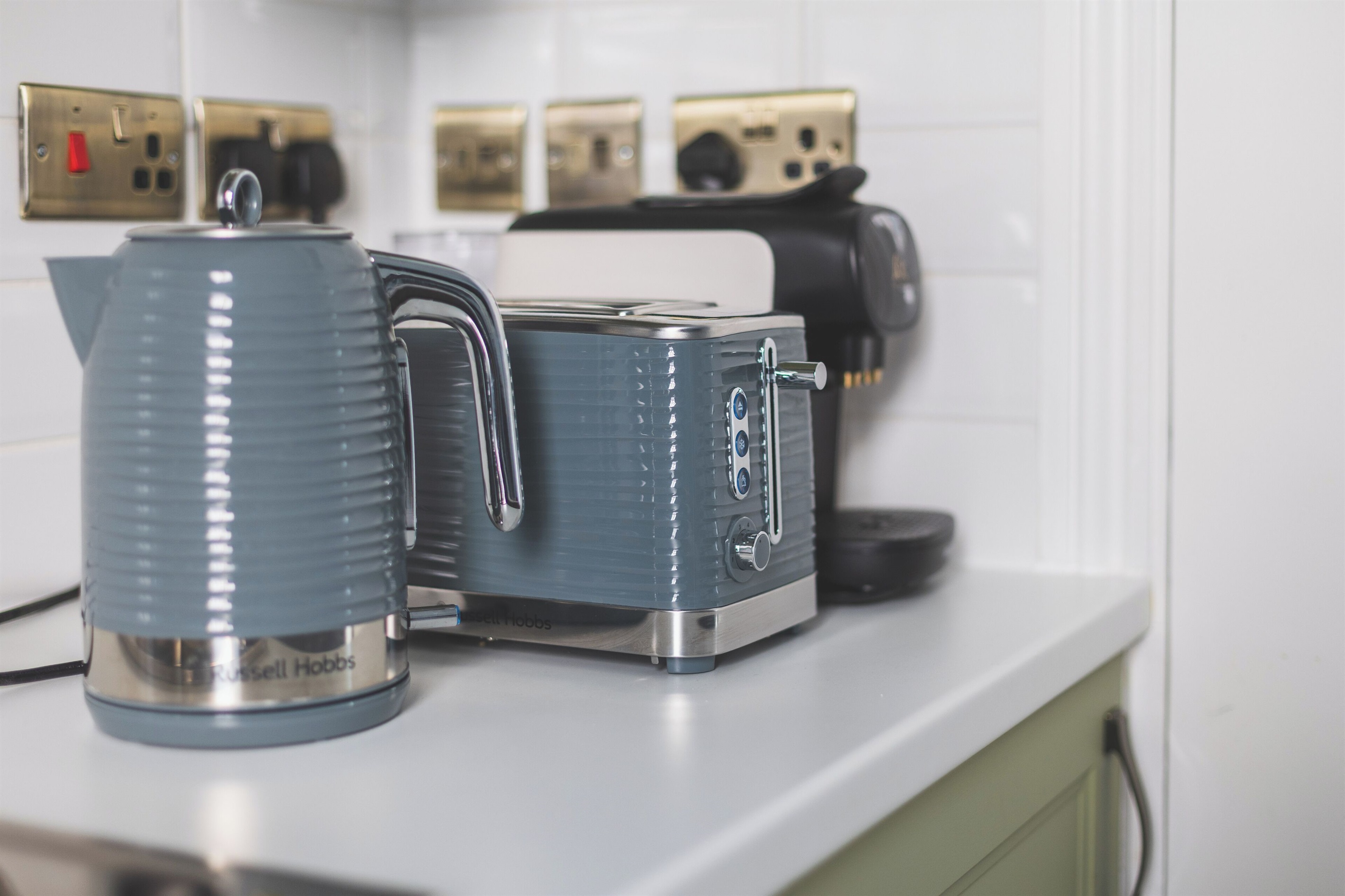 Kettle, Toaster and Coffee machine