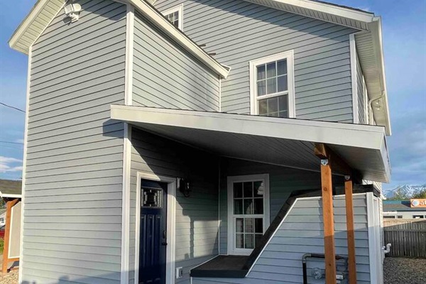 Hyland Suite private entrance (blue door)