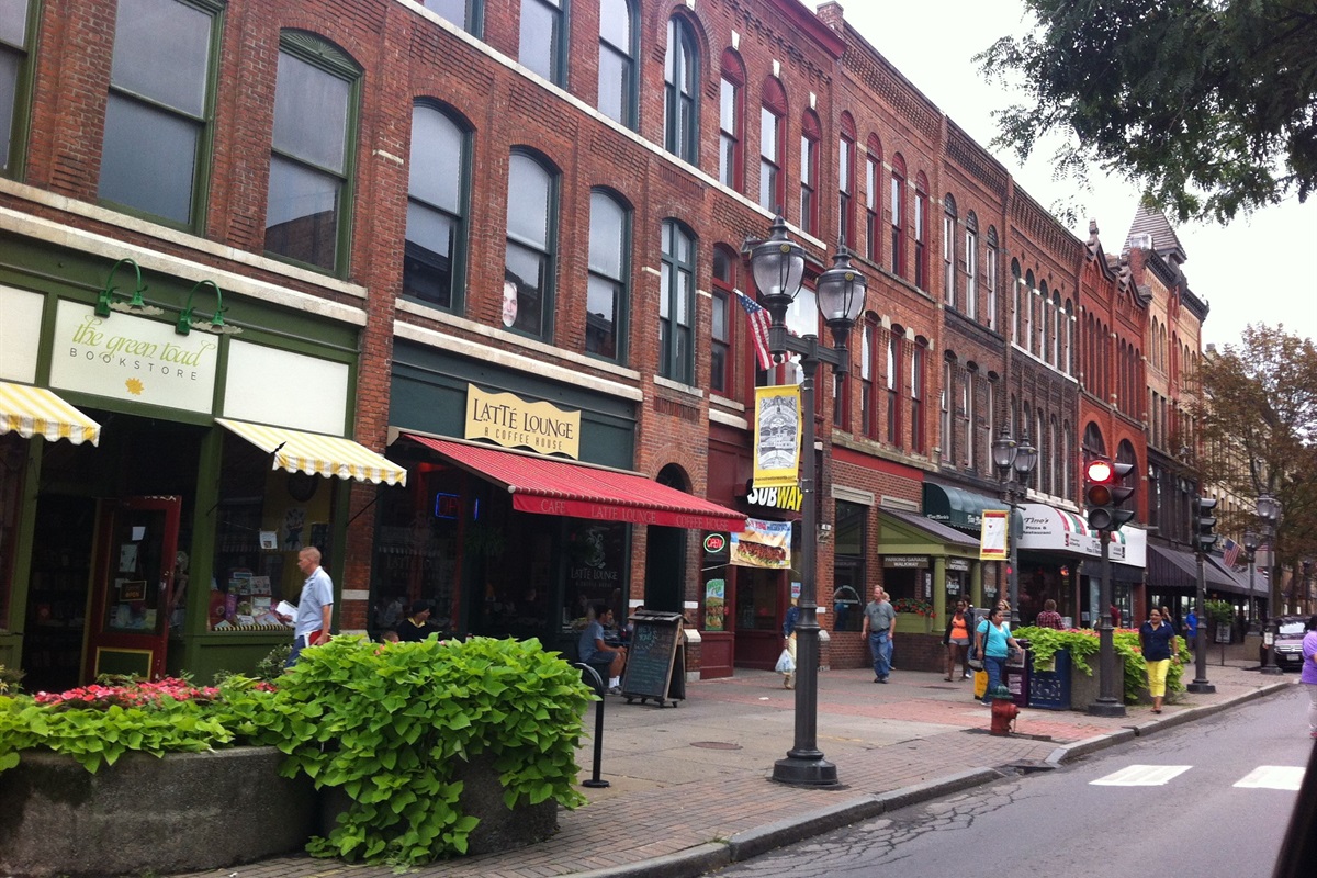 Wonderful dining and shopping options on Main Street in Oneonta, less than a mile away.