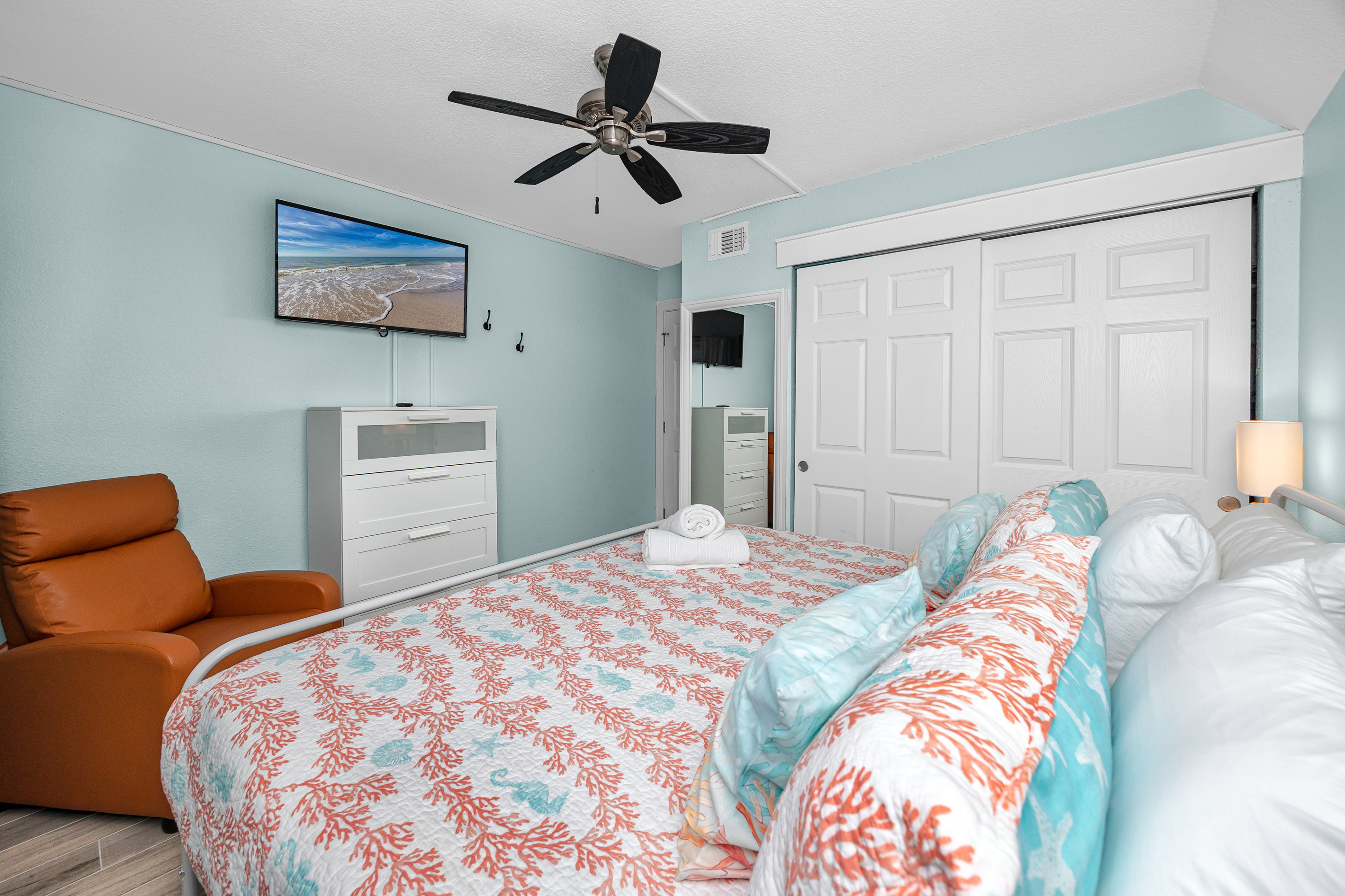 Smart tv in bedroom