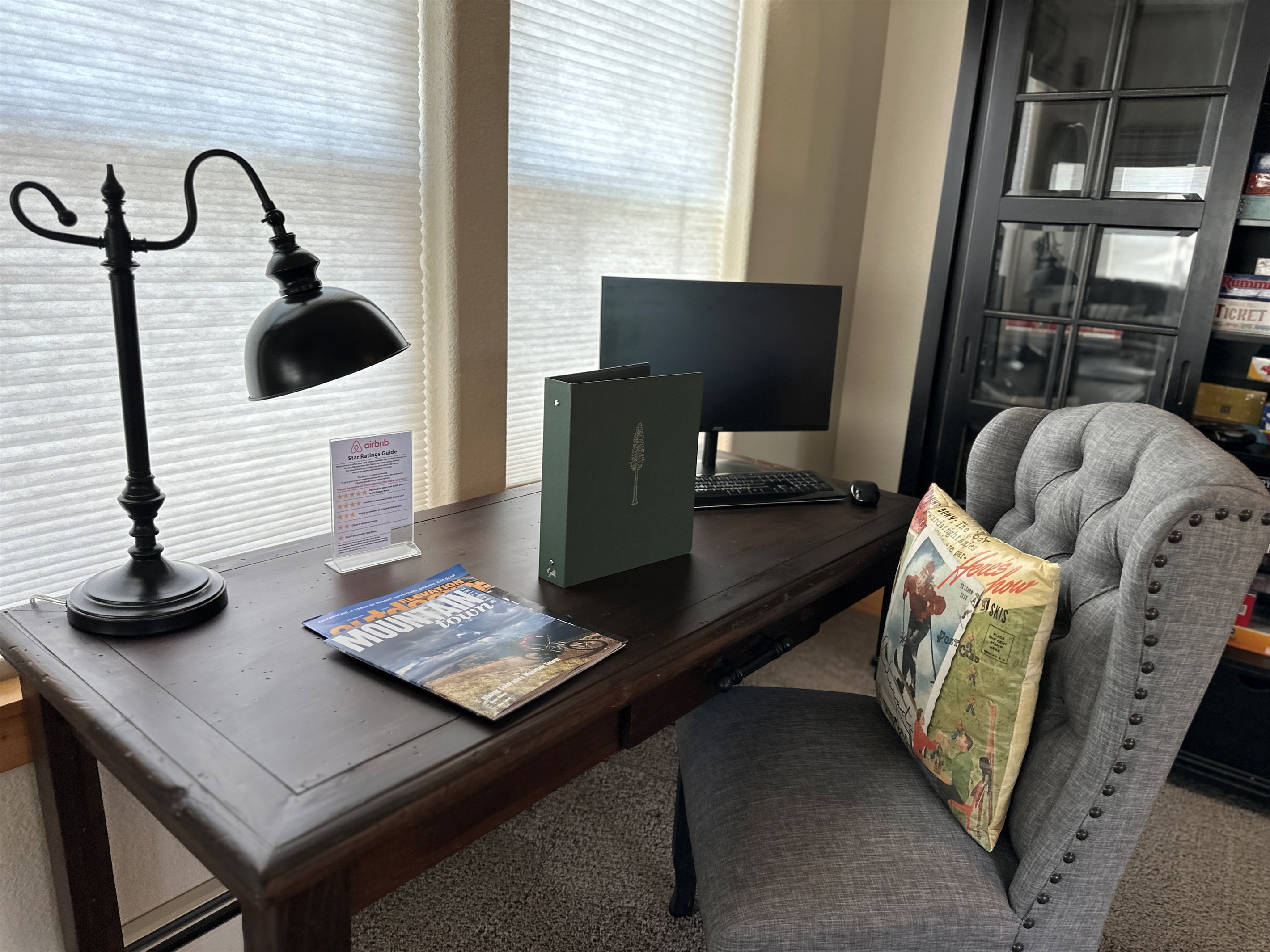 Laptop friendly workspace