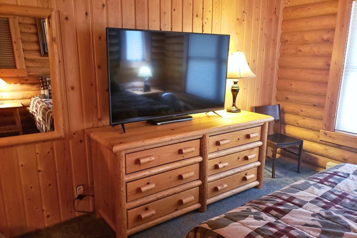 Relax and fall asleep to a movie after an adventurous day.