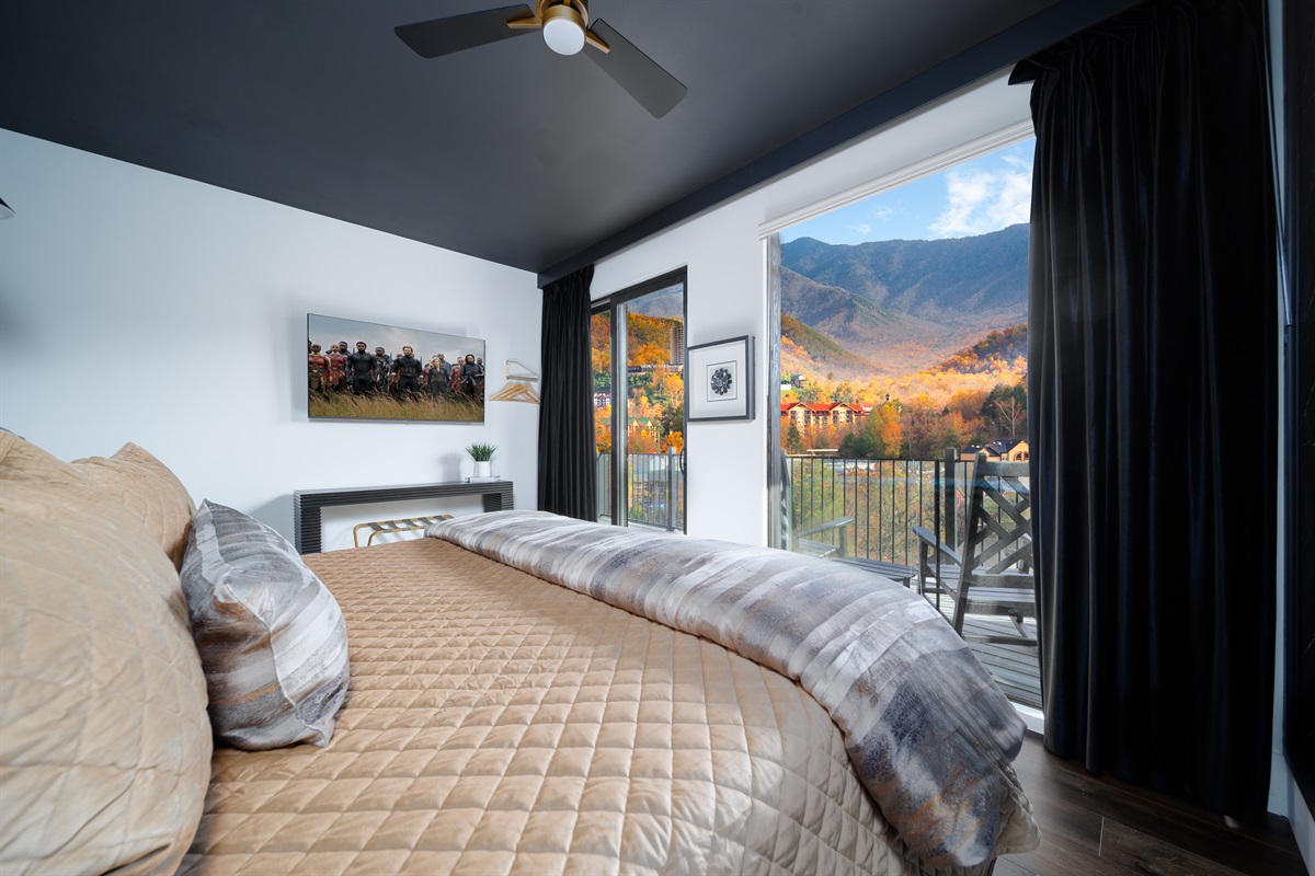 A luxurious king bedroom designed for ultimate relaxation and comfort.