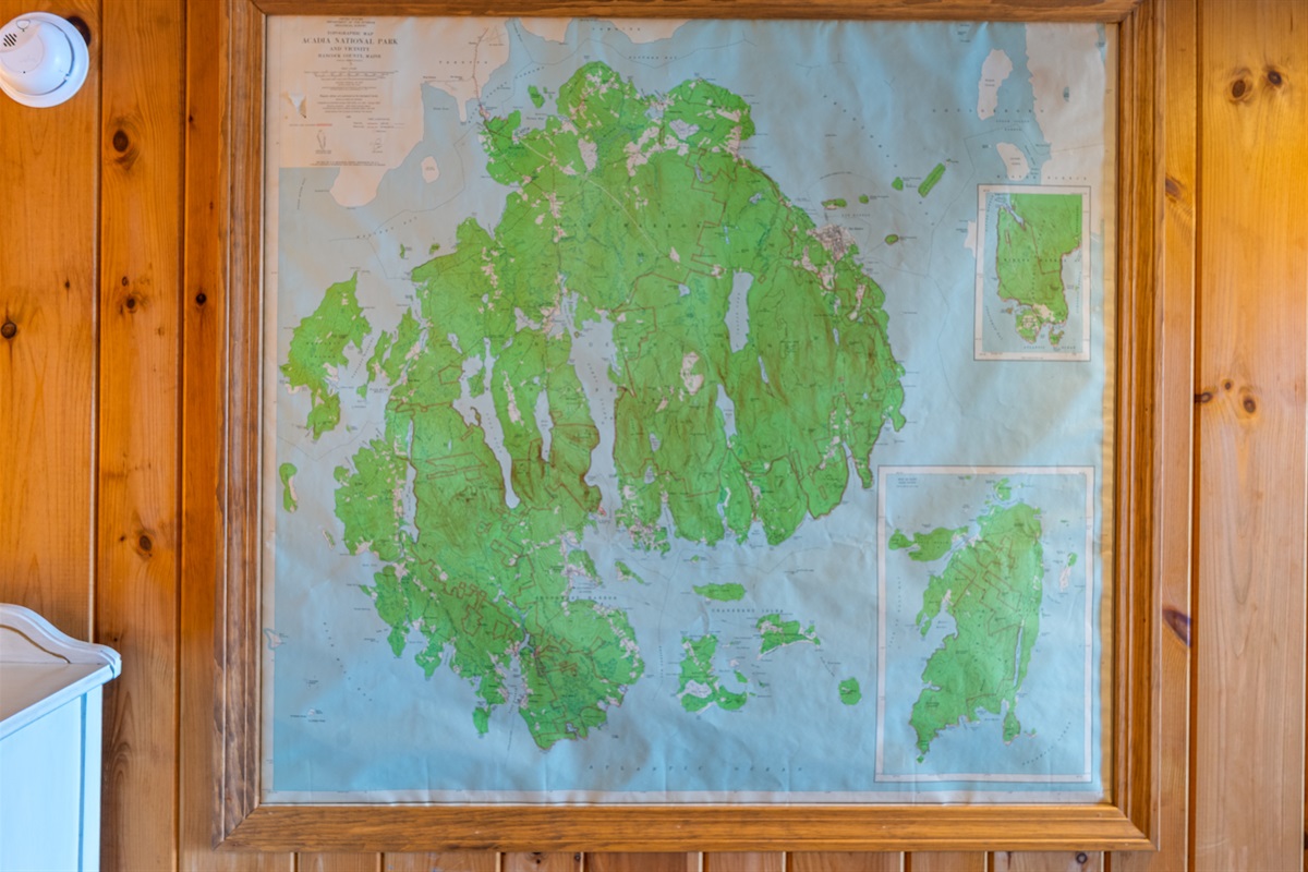 Master - Large Map of Mount Desert Island