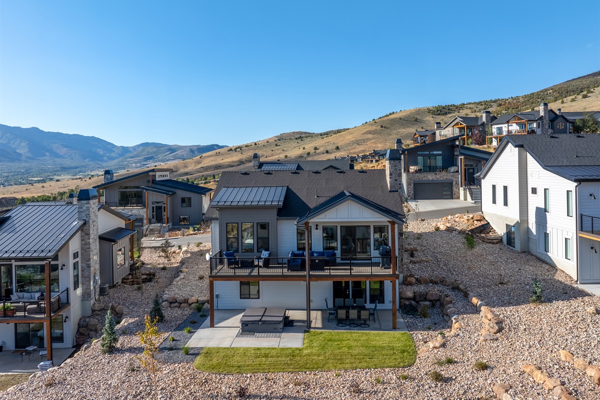 Nestled in a scenic mountain community with breathtaking views.