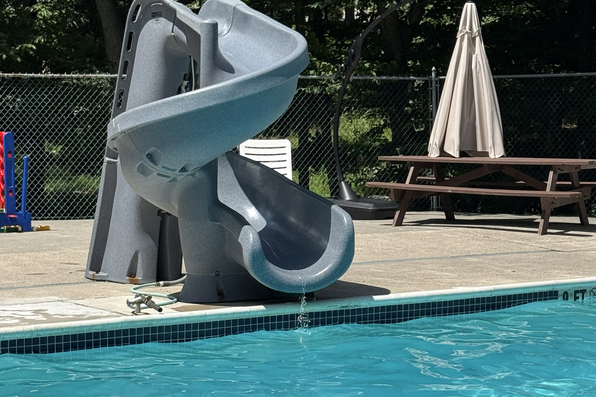 Waterslide at Main Pool